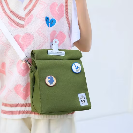 Sac thermique portatif de déjeuner imperméable de refroidisseur de sac d'isolation de pique-nique de logo fait sur commande